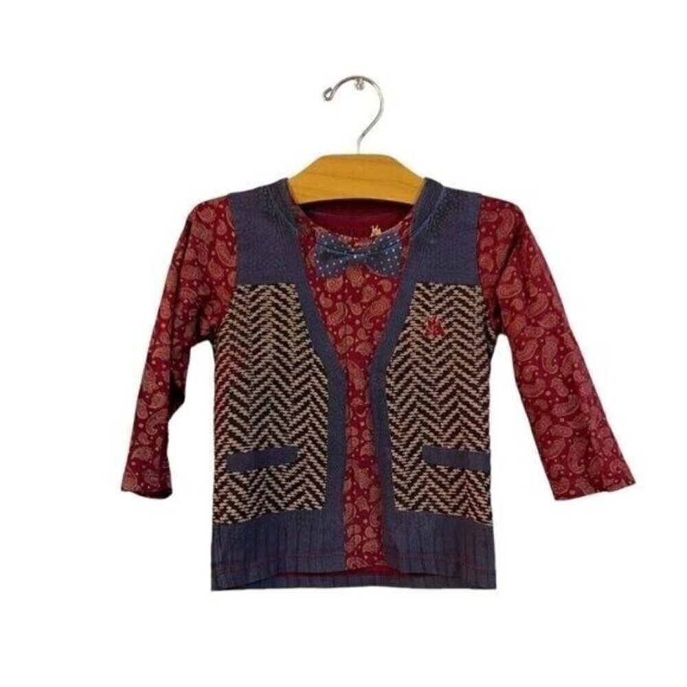 Sierra Julian Long Sleeve Printed T Shirt 24 Months Boys - Picture 3 of 6